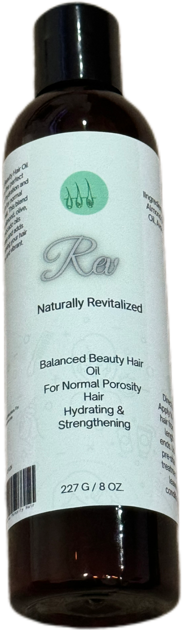 Balanced Beauty Hair Oil: For Normal Porosity Hair  Hydrating & Strengthening